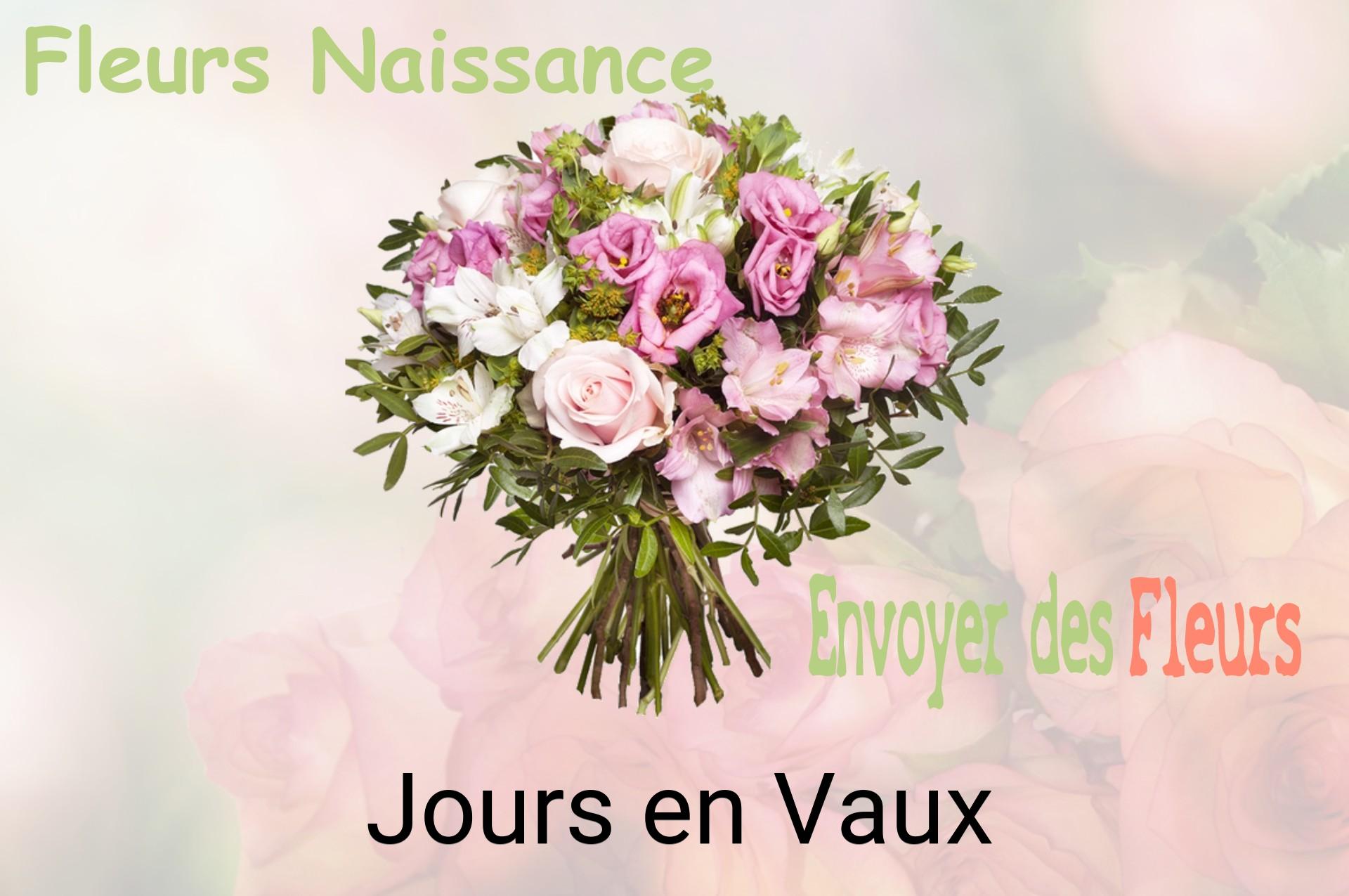 Bouquet de fleurs de naissance livré à Jours-en-Vaux