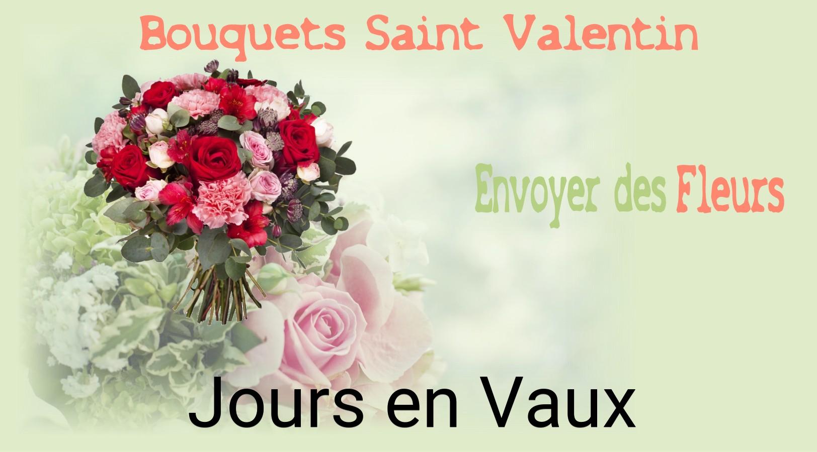 Roses de Saint-Valentin livrées à Jours-en-Vaux